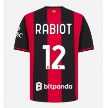Moški AC Milan Adrien Rabiot #12 Replika nogometni dresi Domači 2026-27 Kratek Rokav