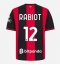 Moški AC Milan Adrien Rabiot #12 Replika nogometni dresi Domači 2026-27 Kratek Rokav