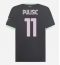 Moški AC Milan Christian Pulisic #11 Replika nogometni dresi Tretji 2024-25 Kratek Rokav