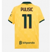 Moški AC Milan Christian Pulisic #11 Replika nogometni dresi Tretji 2025-26 Kratek Rokav