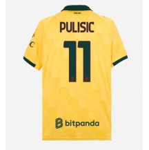 Moški AC Milan Christian Pulisic #11 Replika nogometni dresi Tretji 2025-26 Kratek Rokav