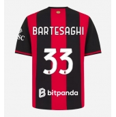 Moški AC Milan Davide Bartesaghi #33 Replika nogometni dresi Domači 2026-27 Kratek Rokav