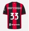 Moški AC Milan Davide Bartesaghi #33 Replika nogometni dresi Domači 2026-27 Kratek Rokav