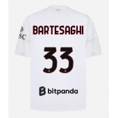 Moški AC Milan Davide Bartesaghi #33 Replika nogometni dresi Gostujoči 2026-27 Kratek Rokav