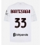 Moški AC Milan Davide Bartesaghi #33 Replika nogometni dresi Gostujoči 2026-27 Kratek Rokav