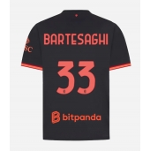 Moški AC Milan Davide Bartesaghi #33 Replika nogometni dresi Tretji 2026-27 Kratek Rokav