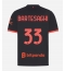 Moški AC Milan Davide Bartesaghi #33 Replika nogometni dresi Tretji 2026-27 Kratek Rokav
