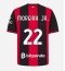 Moški AC Milan Diego Moreira #22 Replika nogometni dresi Domači 2026-27 Kratek Rokav