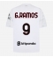Moški AC Milan Goncalo Ramos #9 Replika nogometni dresi Gostujoči 2026-27 Kratek Rokav