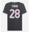 Moški AC Milan Malick Thiaw #28 Replika nogometni dresi Tretji 2024-25 Kratek Rokav