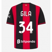 Moški AC Milan Mario Gila #34 Replika nogometni dresi Domači 2026-27 Kratek Rokav