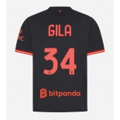 Moški AC Milan Mario Gila #34 Replika nogometni dresi Tretji 2026-27 Kratek Rokav