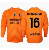 Moški AC Milan Mike Maignan #16 Vratar Replika nogometni dresi Gostujoči 2024-25 Dolgi Rokav