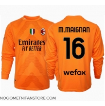 Moški AC Milan Mike Maignan #16 Vratar Replika nogometni dresi Gostujoči 2024-25 Dolgi Rokav