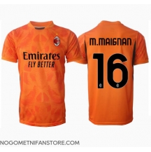 Moški AC Milan Mike Maignan #16 Vratar Replika nogometni dresi Gostujoči 2024-25 Kratek Rokav