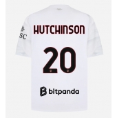 Moški AC Milan Omari Hutchinson #20 Replika nogometni dresi Gostujoči 2026-27 Kratek Rokav