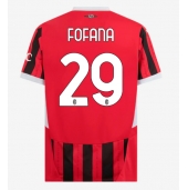 Moški AC Milan Youssouf Fofana #29 Replika nogometni dresi Domači 2024-25 Kratek Rokav