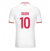 Moški AS Monaco Aleksandr Golovin #10 Replika nogometni dresi Domači 2024-25 Kratek Rokav