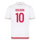 Moški AS Monaco Aleksandr Golovin #10 Replika nogometni dresi Domači 2025-26 Kratek Rokav