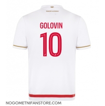 Moški AS Monaco Aleksandr Golovin #10 Replika nogometni dresi Domači 2025-26 Kratek Rokav