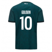 Moški AS Monaco Aleksandr Golovin #10 Replika nogometni dresi Gostujoči 2024-25 Kratek Rokav