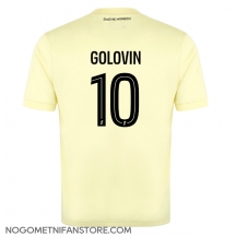 Moški AS Monaco Aleksandr Golovin #10 Replika nogometni dresi Tretji 2025-26 Kratek Rokav