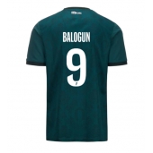 Moški AS Monaco Folarin Balogun #9 Replika nogometni dresi Gostujoči 2024-25 Kratek Rokav