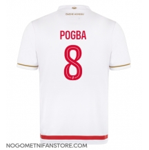 Moški AS Monaco Paul Pogba #8 Replika nogometni dresi Domači 2025-26 Kratek Rokav