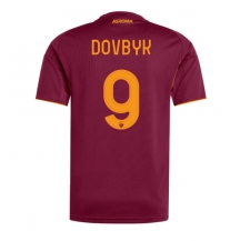Moški AS Roma Artem Dovbyk #9 Replika nogometni dresi Domači 2025-26 Kratek Rokav