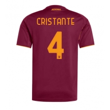 Moški AS Roma Bryan Cristante #4 Replika nogometni dresi Domači 2025-26 Kratek Rokav