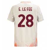 Moški AS Roma Enzo Le Fee #28 Replika nogometni dresi Gostujoči 2024-25 Kratek Rokav