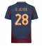Moški AS Roma Enzo Le Fee #28 Replika nogometni dresi Tretji 2024-25 Kratek Rokav