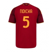 Moški AS Roma Evan Ndicka #5 Replika nogometni dresi Domači 2026-27 Kratek Rokav