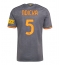 Moški AS Roma Evan Ndicka #5 Replika nogometni dresi Tretji 2026-27 Kratek Rokav