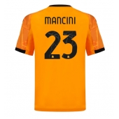 Moški AS Roma Gianluca Mancini #23 Replika nogometni dresi Gostujoči 2025-26 Kratek Rokav