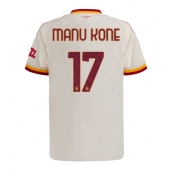 Moški AS Roma Manu Kone #17 Replika nogometni dresi Gostujoči 2026-27 Kratek Rokav