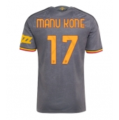Moški AS Roma Manu Kone #17 Replika nogometni dresi Tretji 2026-27 Kratek Rokav