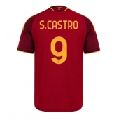 Moški AS Roma Santiago Castro #9 Replika nogometni dresi Domači 2026-27 Kratek Rokav