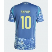 Moški Ajax Chuba Akpom #10 Replika nogometni dresi Gostujoči 2024-25 Kratek Rokav