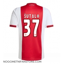 Moški Ajax Josip Sutalo #37 Replika nogometni dresi Domači 2025-26 Kratek Rokav