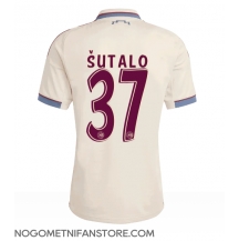 Moški Ajax Josip Sutalo #37 Replika nogometni dresi Tretji 2025-26 Kratek Rokav