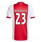 Moški Ajax Steven Berghuis #23 Replika nogometni dresi Domači 2025-26 Kratek Rokav