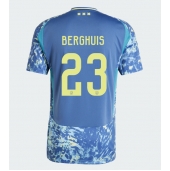 Moški Ajax Steven Berghuis #23 Replika nogometni dresi Gostujoči 2024-25 Kratek Rokav