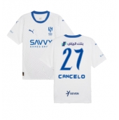 Moški Al-Hilal Joao Cancelo #27 Replika nogometni dresi Gostujoči 2024-25 Kratek Rokav
