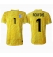Moški Anglija Jordan Pickford #1 Vratar Replika nogometni dresi Gostujoči EP 2024 Kratek Rokav