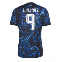 Moški Argentina Julian Alvarez #9 Replika nogometni dresi Gostujoči SP 2026 Kratek Rokav