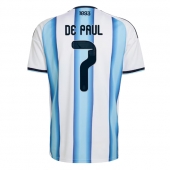 Moški Argentina Rodrigo De Paul #7 Replika nogometni dresi Domači SP 2026 Kratek Rokav