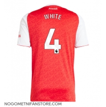 Moški Arsenal Ben White #4 Replika nogometni dresi Domači 2025-26 Kratek Rokav