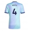 Moški Arsenal Ben White #4 Replika nogometni dresi Tretji 2024-25 Kratek Rokav