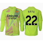Moški Arsenal David Raya #22 Vratar Replika nogometni dresi Domači 2024-25 Dolgi Rokav
